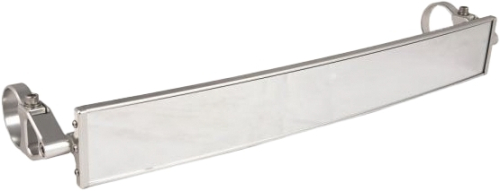 Axia Alloys - Axia Alloys Panoramic Rearview Mirror - 17in. Wide - No Arm - Silver - MODPRVMNA-C