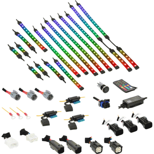 Saddle Tramp - Saddle Tramp 16-Piece Led Strip Kit - BC-CHASE-K1