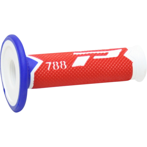 Pro Grip - Pro Grip 788 Triple Density Grips - White/Red/Blue - PA078800WRB