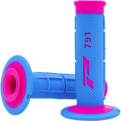 Pro Grip - Pro Grip 791 Triple-Density MX Grips - Fuchsia/Light Blue - PA079100-389