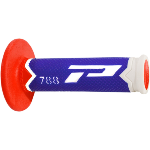 Pro Grip - Pro Grip 788 Triple Density Grips - White/Blue/Red - PA078800WBR