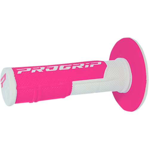 Pro Grip - Pro Grip 801 Hybrid Duo-Density Cross Grips - White/Fluorescent Pink - PA080100BIFX