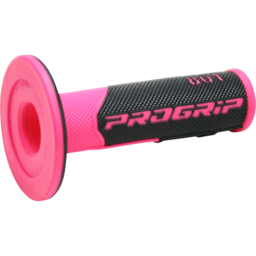 Pro Grip - Pro Grip 801 Hybrid Duo-Density Cross Grips - Fluorescent Pink/Black - PA080100FX02