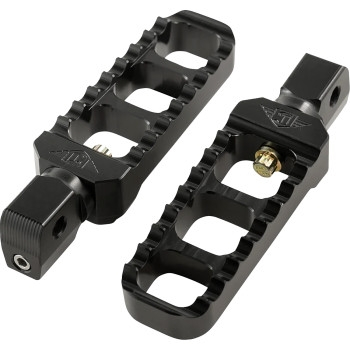Joker Machine - Joker Machine Narrow Serrated Footpeg - Black Anodized - 08-61-8B