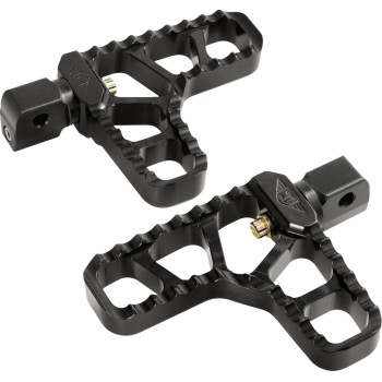 Joker Machine - Joker Machine Serrated Heel Peg - Black Anodized - 08-62-8B
