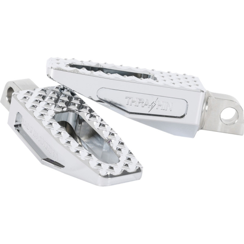 Thrashin Supply Company - Thrashin Supply Company P-54 Slim Driver Footpegs - Chrome - TSC-2021-3-D