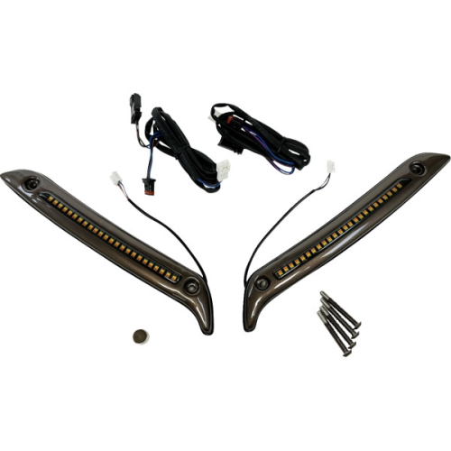 Custom Dynamics - Custom Dynamics LED Windshield Trims - Dark Bronze - CD-LRST-WT-D