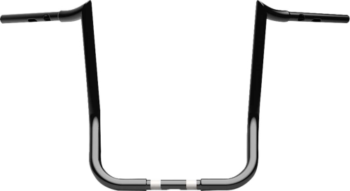 LA Choppers - LA Choppers 1-1/4in. Bagger Prime Ape Handlebar - 16in. Rise - Gloss Black - LA-7371-16B