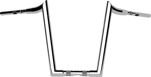 LA Choppers - LA Choppers 1-1/2in. Grande Prime Ape Handlebars - 16in. Rise - Chrome - LA-7377-16