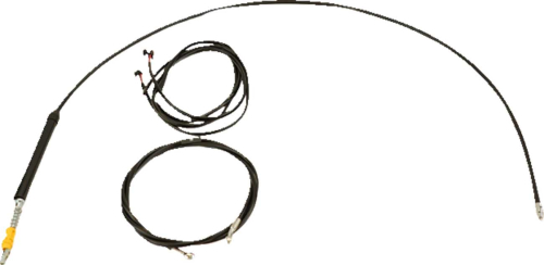 LA Choppers - LA Choppers Complete Plug and Play Cable Kit - 12in.-14in. - Black - LA-8060KT3-13B