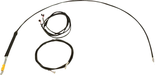 LA Choppers - LA Choppers Complete Plug and Play Cable Kit - 18in.-20in. - Black - LA-8060KT3-19B