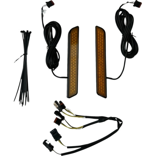 Custom Dynamics - Custom Dynamics Fork Reflector Lights - Amber - CD-FORK-LRST-AB