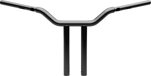 LA Choppers - LA Choppers 1-1/4in. One-Piece Kage Fighter Straight Handlebar - 10in. Rise - Gloss Black - LA-7346-14B