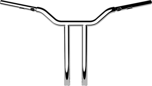 LA Choppers - LA Choppers 1-1/4in. One-Piece Kage Fighter Straight Handlebar - 16in. Rise - Chrome - LA-7346-16