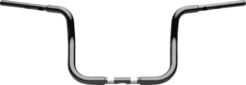 LA Choppers - LA Choppers 1-1/4in. Twin Round Handlebar - 10in. - Gloss Black - LA-7347-10B
