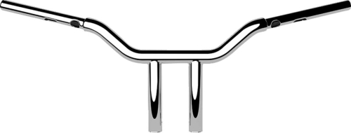 LA Choppers - LA Choppers 1-1/4in. One-Piece Kage Fighter Straight Handlebar - 10in. Rise - Chrome - LA-7346-10