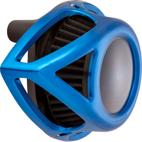 Arlen Ness - Arlen Ness Clear Tear Series Air Cleaner Kit - Blue Anodized - 600-244