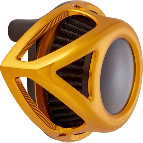 Arlen Ness - Arlen Ness Clear Tear Series Air Cleaner Kit - Gold Anodized - 600-245