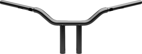 LA Choppers - LA Choppers 1-1/4in. One-Piece Kage Fighter Straight Handlebar - 10in. Rise - Gloss Black - LA-7346-10B