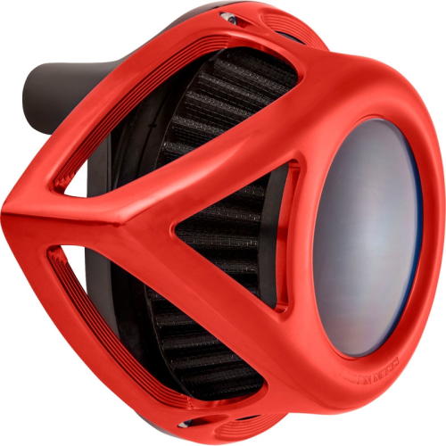Arlen Ness - Arlen Ness Clear Tear Series Air Cleaner Kit - Red Anodized - 600-246