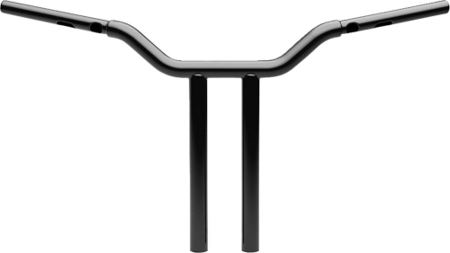 LA Choppers - LA Choppers 1-1/4in. One-Piece Kage Fighter Straight Handlebar - 16in. Rise - Gloss Black - LA-7346-16B