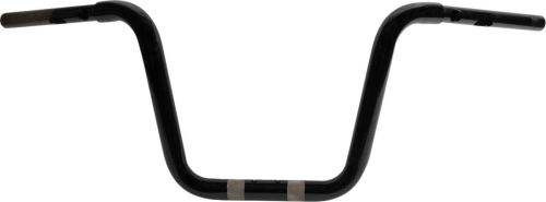 LA Choppers - LA Choppers 1-1/4in. Twin Round Handlebar - 10in. - Gloss Black - LA-7348-10B