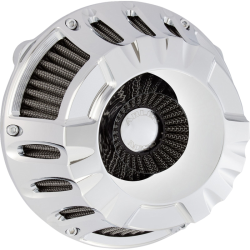 Arlen Ness - Arlen Ness Inverted Series Air Cleaner Kit - Deep Cut - Chrome - 600-228