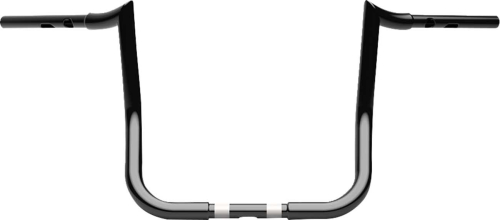 LA Choppers - LA Choppers 1-1/4in. Bagger Prime Ape Handlebar - 12in. Rise - Gloss Black - LA-7371-12B