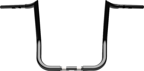 LA Choppers - LA Choppers 1-1/4in. Bagger Prime Ape Handlebar - 14in. Rise - Gloss Black - LA-7371-14B