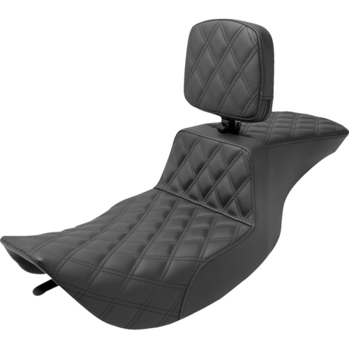 Saddlemen - Saddlemen Tour Step-Up Full LS Seat with Drivers Backrest - 897-06-195BR