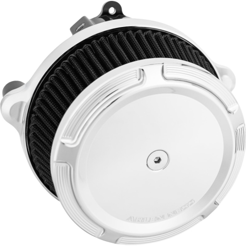 Arlen Ness - Arlen Ness Big Sucker Stage I Air Filter Kit - Beveled - Chrome - 600-304
