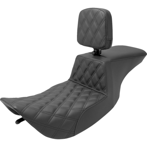 Saddlemen - Saddlemen Tour Step-Up Front LS Seat with Drivers Backrest - 897-06-192BR