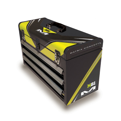 Matrix Concepts LLC - Matrix Concepts LLC M81 3 Drawer Factory Toolbox - Yellow - M81-104