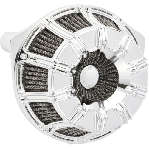 Arlen Ness - Arlen Ness Inverted Series Air Cleaner Kit - 10-Gauge - Chrome - 600-222