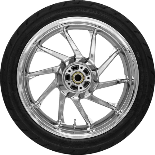 Coastal Moto - Coastal Moto Hurricane Rear Wheel with Dunlop Tire - 18in x 5.5in. - Chrome - PKG-HUR185CH-ABST
