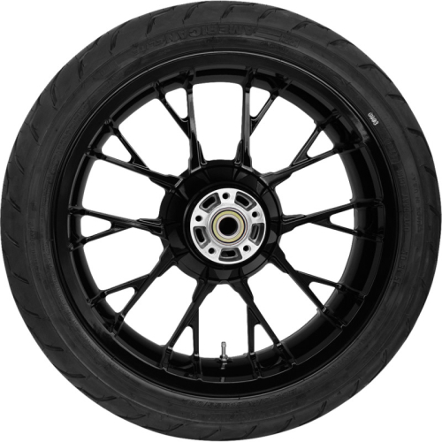 Coastal Moto - Coastal Moto Marlin Rear Wheel with Dunlop Tire - 18in. x 5.5in - Solid Black - PKG-MAR185SB-ABST