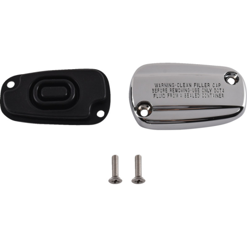 Drag Specialties - Drag Specialties Rear Brake Master Cylinder Cover Kit - Chrome - 1731-0783