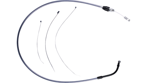 Magnum - Magnum Alternate Length Black Pearl Quick Connect Braided Upper Clutch Cable - 45-1/4in. - 42396HE