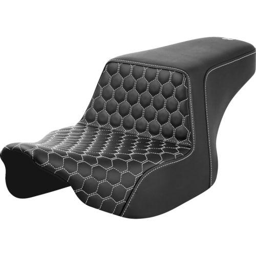 Saddlemen - Saddlemen Step-Up HC Seat - White Stitching - 823-07-17706