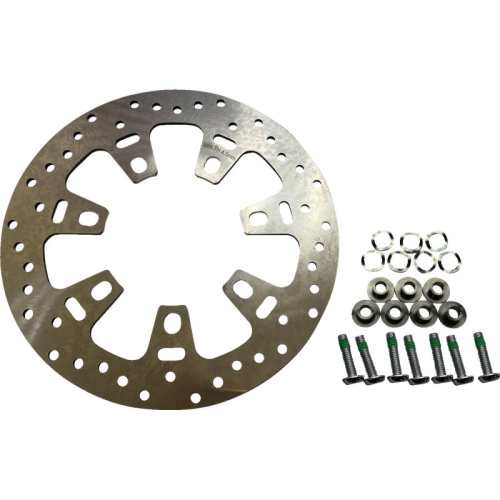 Drag Specialties - Drag Specialties Stainless Steel Drilled Brake Rotor - 1710-4520