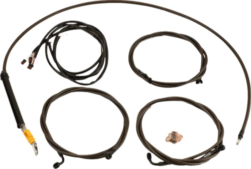 LA Choppers - LA Choppers Complete Plug and Play Cable Kit - 8in.-10in. - Midnight - LA-8059KT3-08M