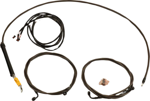 LA Choppers - LA Choppers Complete Plug and Play Cable Kit - 12in.-14in. - Midnight - LA-8059KT3-13M