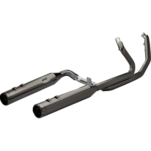 Khrome Werks - Khrome Werks 2-into-2 Dominator Exhaust System with 4-1/2in. Mufflers - Eclipse with Klassic Tip - 201500