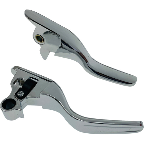 Drag Specialties - Drag Specialties Short Lever Set - Chrome - 0610-2323