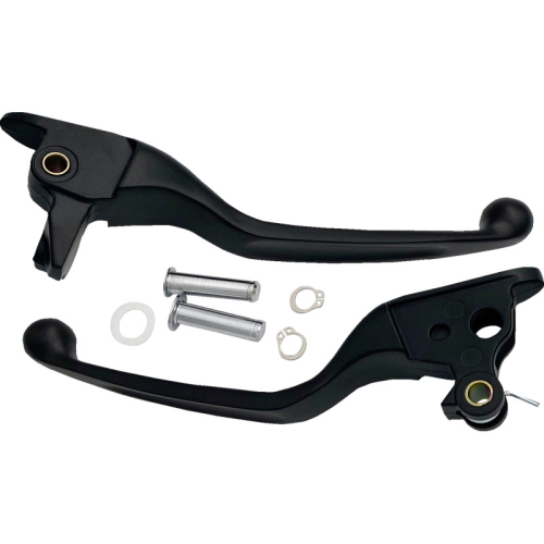 Drag Specialties - Drag Specialties Narrow Lever Set - Black - 0610-2326