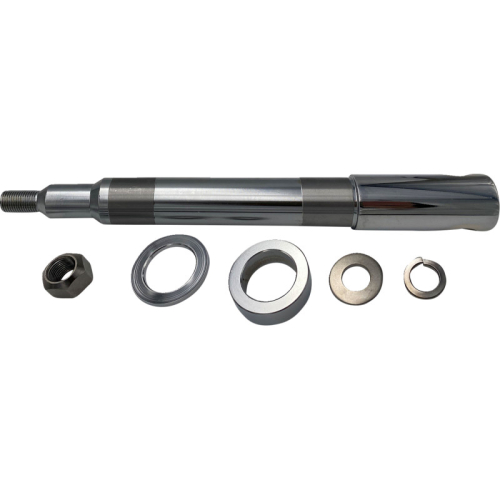 Drag Specialties - Drag Specialties Chrome Axle Kit - Front - 0214-2725
