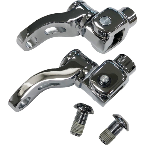 Drag Specialties - Drag Specialties Adjustable Passenger Footpeg Mount Kit - Chrome - 1620-2476