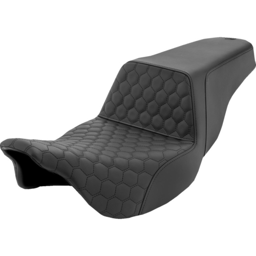 Saddlemen - Saddlemen Step-Up HC Seat - Black Stitching - 808-07B-177