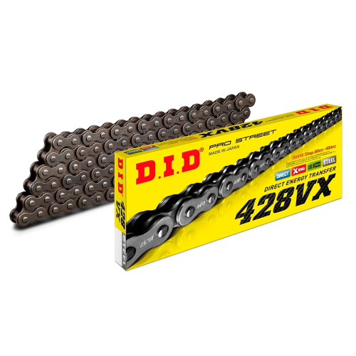 D.I.D - D.I.D 428 VX Premium Series X-Ring Chain - 130 Links - Gold - 428VXG130FB