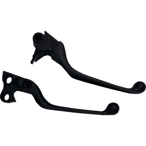 Drag Specialties - Drag Specialties Narrow Lever Set - Black - 0610-2301